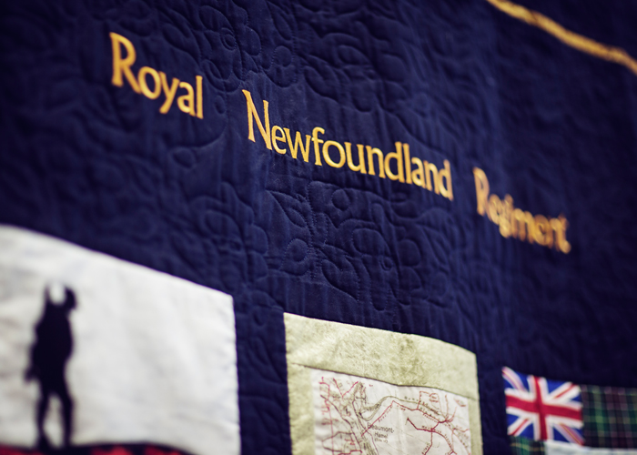 Royal Newfoundland Regiment quilt