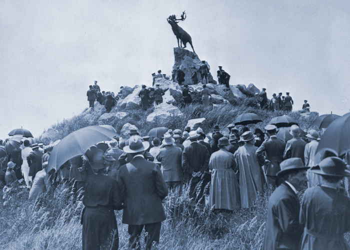 Opening of the Newfoundland Memorial Park, Beaumont-Hamel, France, 1925.
PHOTO: NA 3106, The Rooms Provincial Archives Division