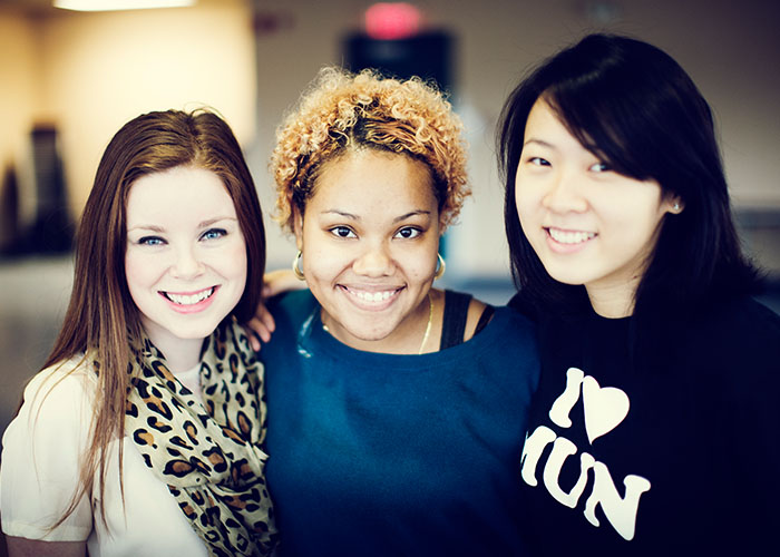 mun luminus alumni engagement women smiling