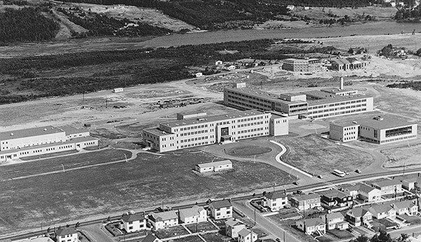 Memorial’s new Elizabeth Avenue campus in 1961
PHOTO: MEMORIAL UNIVERSITY LIBRARIES