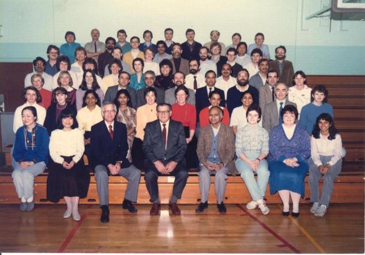 Biochemistry Department Members 1987