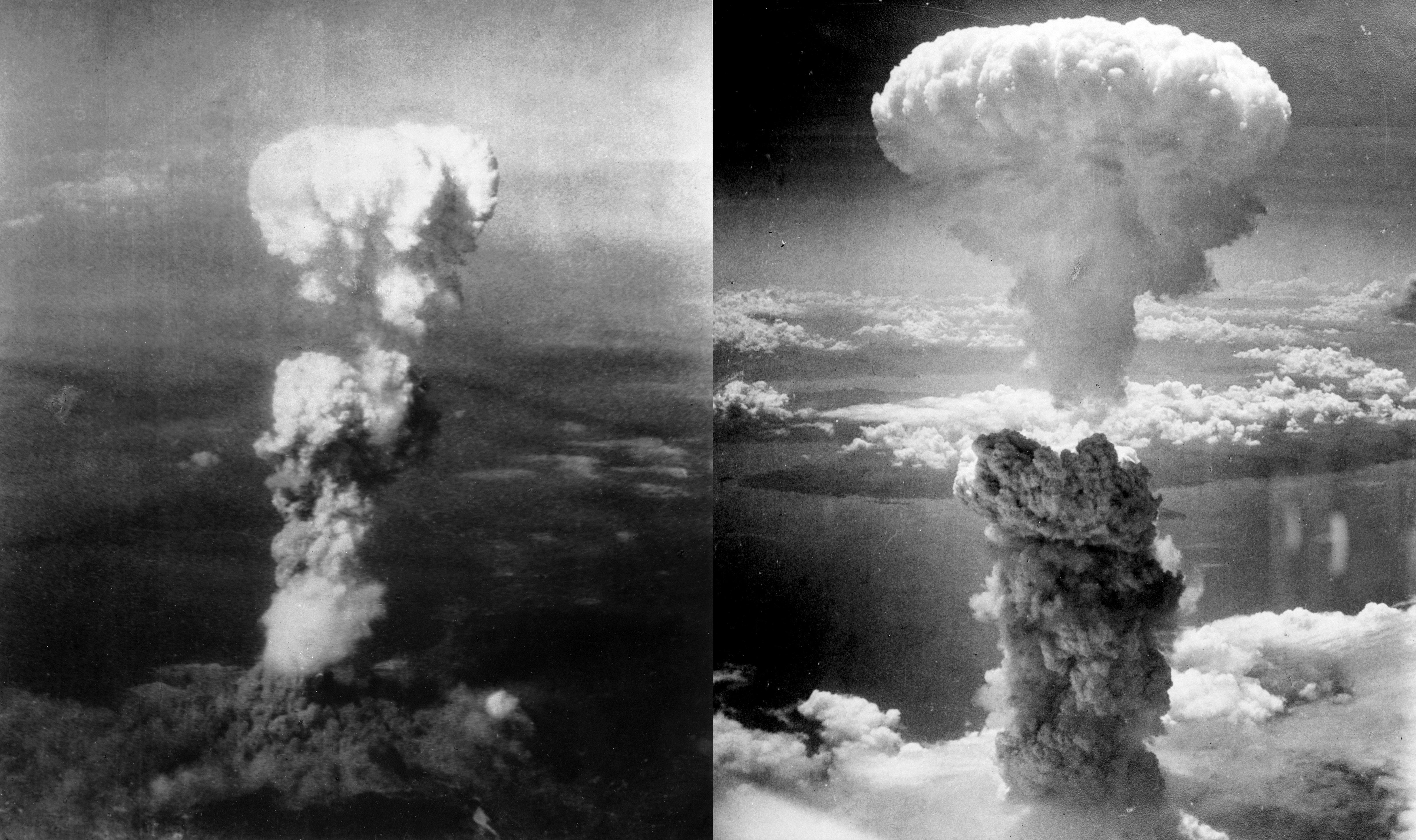 Hiroshima &
          Nagasaki explosions, August 1945