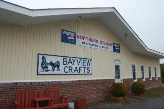 Bayview Crafts. An exterior shot of Bayview Crafts, Quirpon
