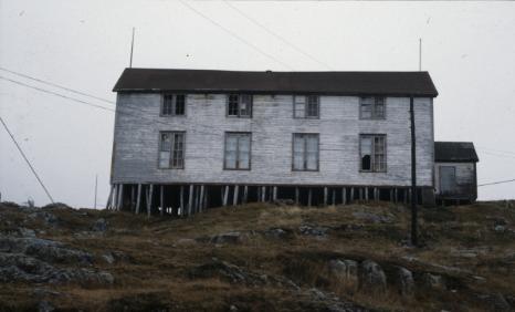 SUF (Society of United Fishermen) building in the Town of Fogo 
