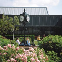 Clock in court yard