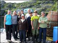 Marianne Stopp's crew at the end of their field season