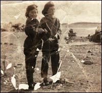Mary and Eva Elson of Spotted Islands, Labrador
