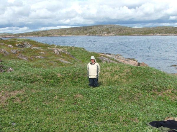 Eva Luther on Keefe Island, Labrador