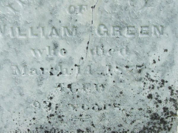 William Greene headstone (d. 1877), Labrador