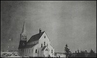 Église Holy Martyrs, construite en 1923 en l'honneur des recrues de Coaker.
