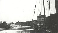Port de Port Union et des goélettes, à l'avant-plan.