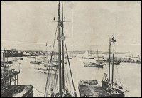 Goélettes dans le port de Port Union.