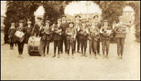 “Elliston Band” [Elliston Band at Port Union, possibly to welcome 