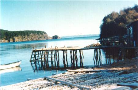 Wharf and stage