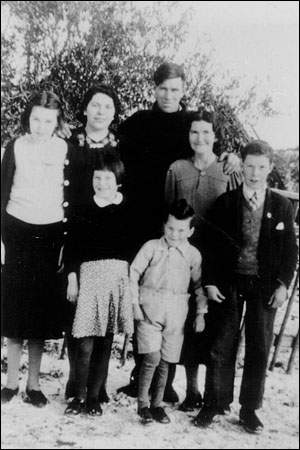Henry et Elizabeth Gregory et leur famille