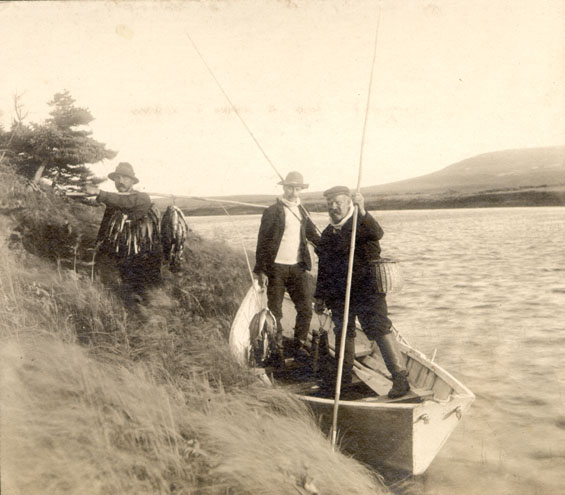 Three men on a fishing trip