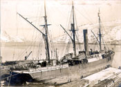 S.S. "Neptune" docked on the north side of St. John's harbour