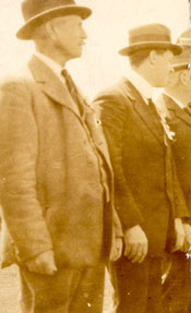 Two men, Lieut. Col. Rev. Thomas Nangle, C.F. on the right