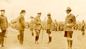 Sir Douglas Haig inspecting troops, headquarters of the Great War Veterans Association