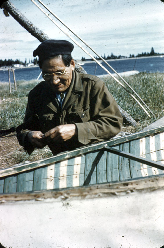 Dominic Mischel, possibly in North West River, Labrador
