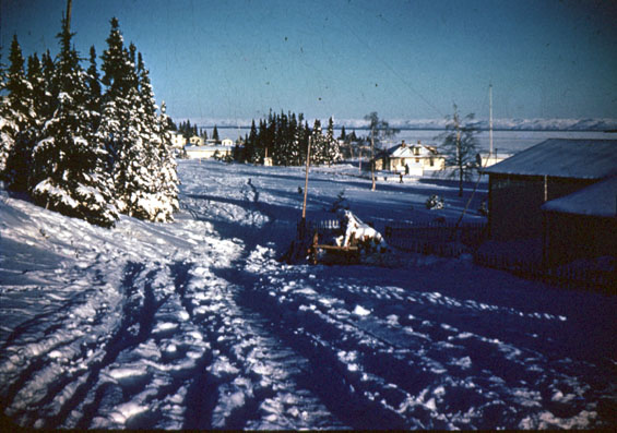 Road in North West River, Labrador