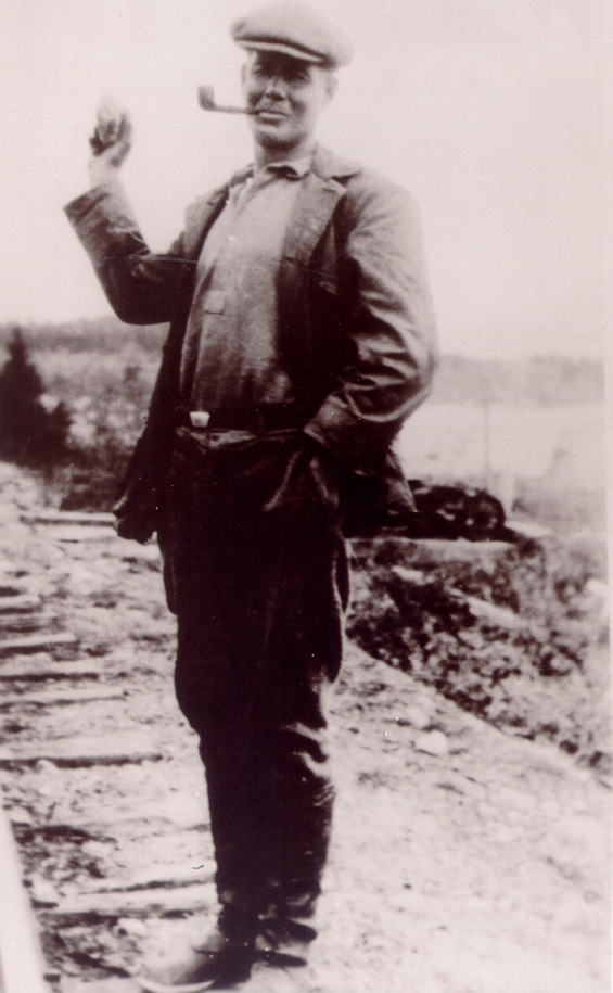 Jesse Abbott, logger and riverman of Gambo