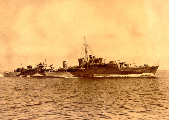 World War II Naval Ship