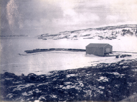 Wharf and shed at Mary's Harbour, Labrador