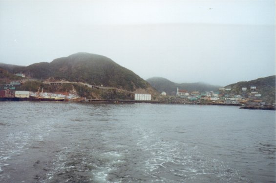 Town of Gaultois, south coast of Newfoundland