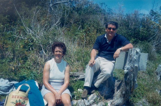 Robin Lake and Harold L. Lake during a vacation in St. George, Bermuda