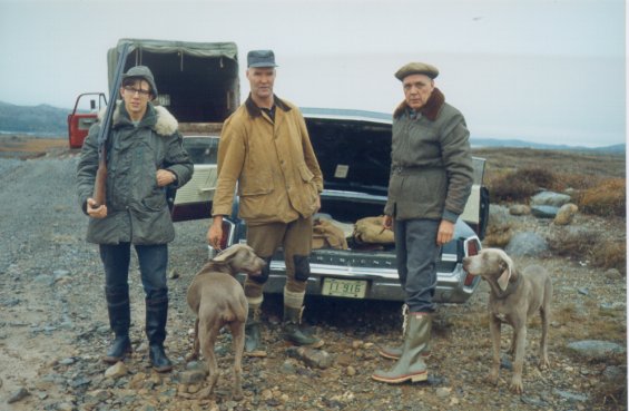 Men on a hunting/camping trip with Harold L. Lake (not pictured)