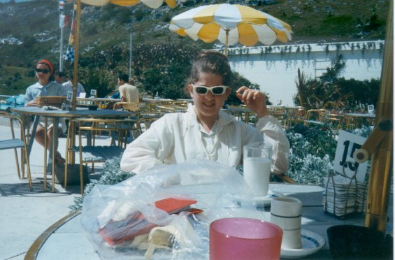 Harold L. Lake's daughter during a family vacation in St. George, Bermuda