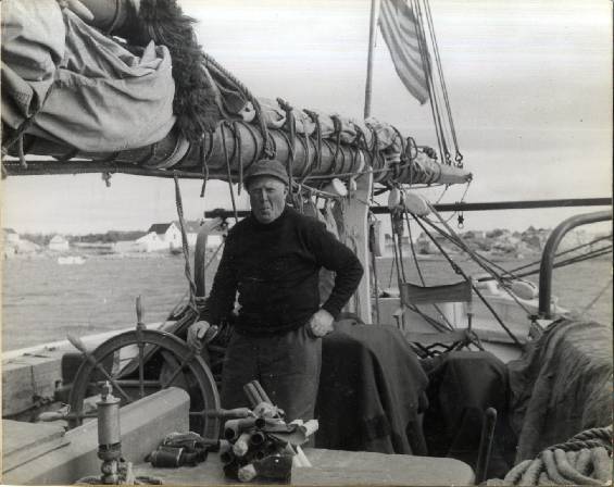 Newfoundland explorer, Capt. Bob Bartlett aboard the 