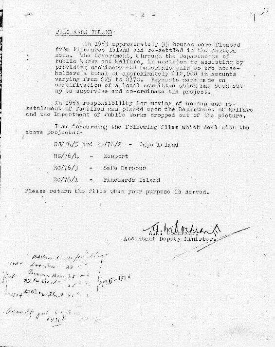 Cochrane Letter to Stacey, 1967  Page 2