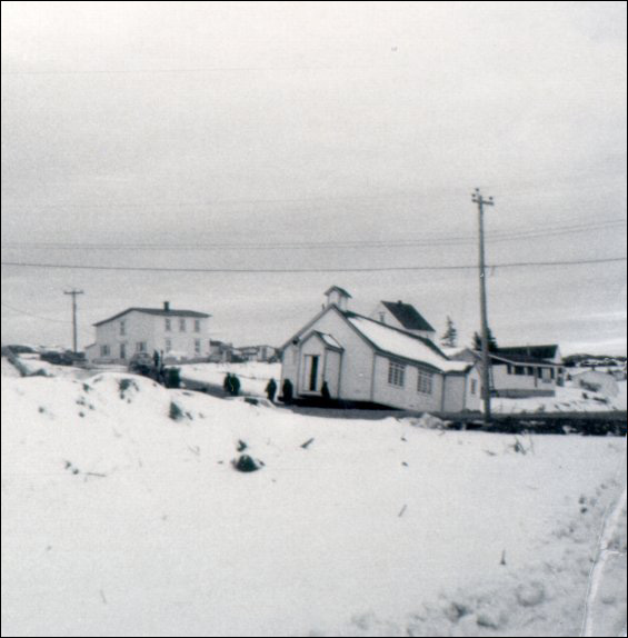 The Church of St. Mary the Virgin, moved from St. Joseph's to Marystown, Placentia Bay