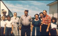Deer Harbour residents after being immunized by Marilyn Marsh R.N.