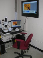 IDAF microscope and computer