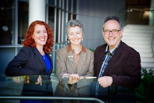 From left, Laura Robinson, Michele Piercey Normore and Todd Hennessey are Grenfell’s three newest deans.