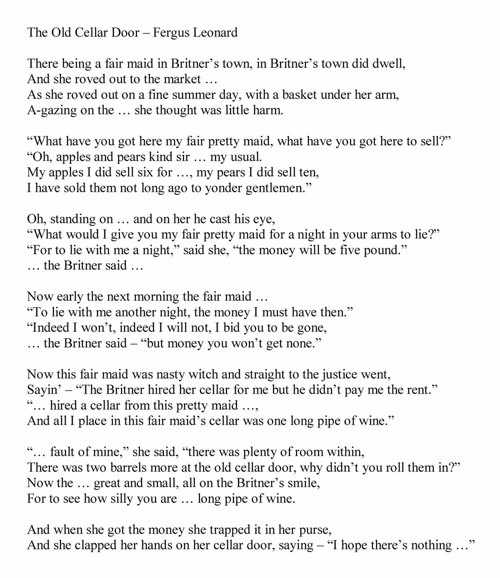 Voices Of Placentia Bay Webpage