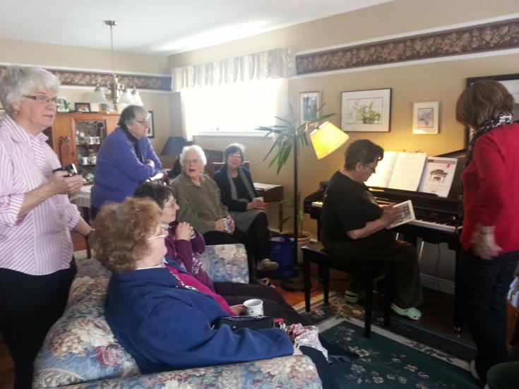 Music Interest Group with digital piano