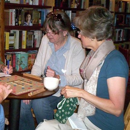 Scrabble Group at Starbucks