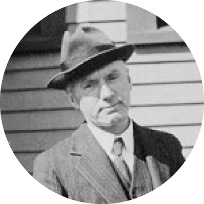Black and white photograph of Albert George Hatcher