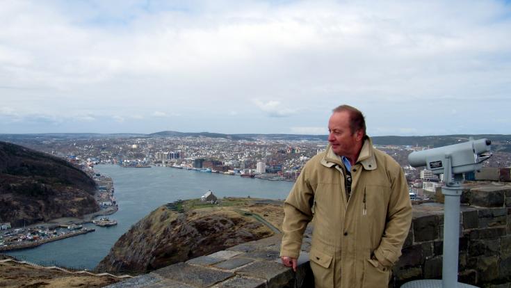 Professor Grigorchuk on Signal Hill