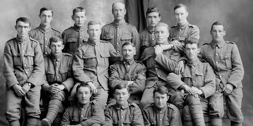 Soldiers of the Newfoundland Regiment