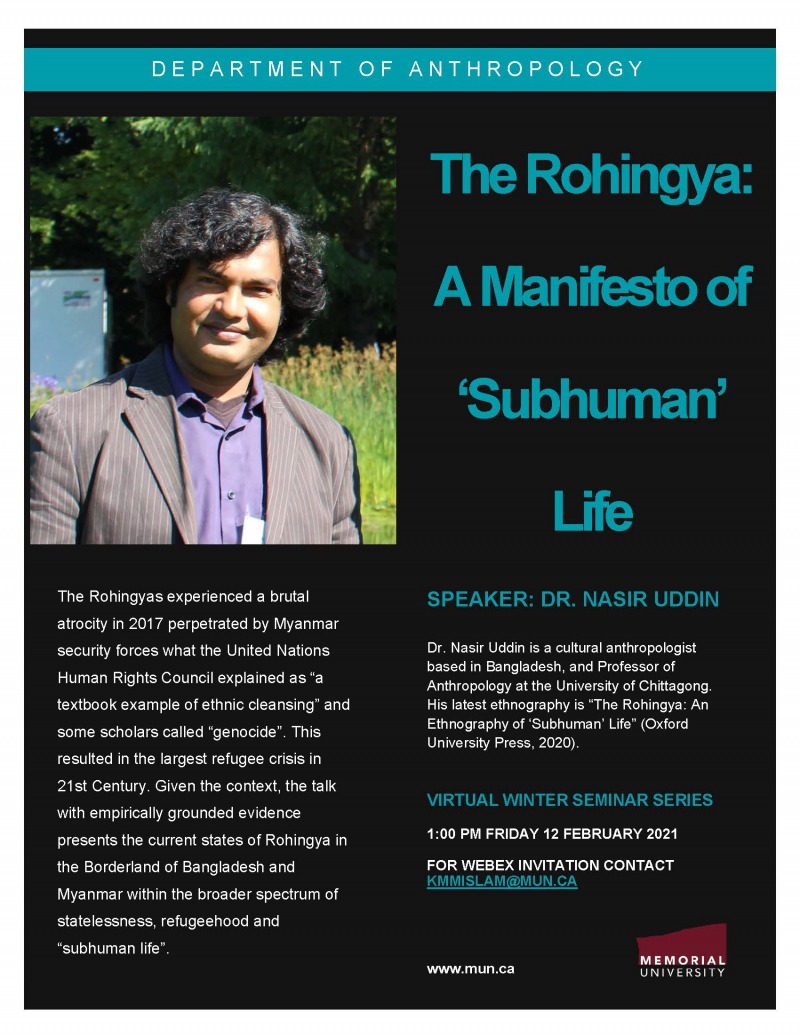 The Rohingya: A Manifesto of'Subhuman' Life