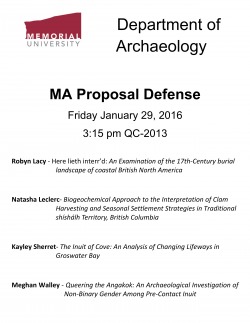 Poster for MA proposal defences 2016