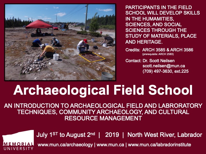 Poster for 2019 Labrador Institute Field School