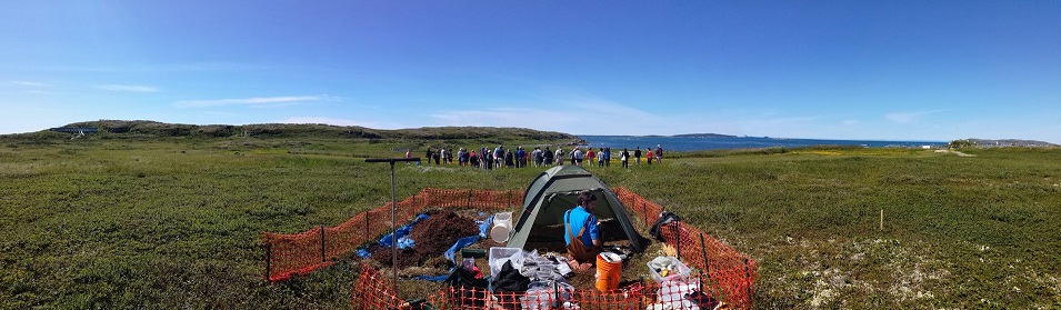 L'Anse aux Meadows' archaeology camp