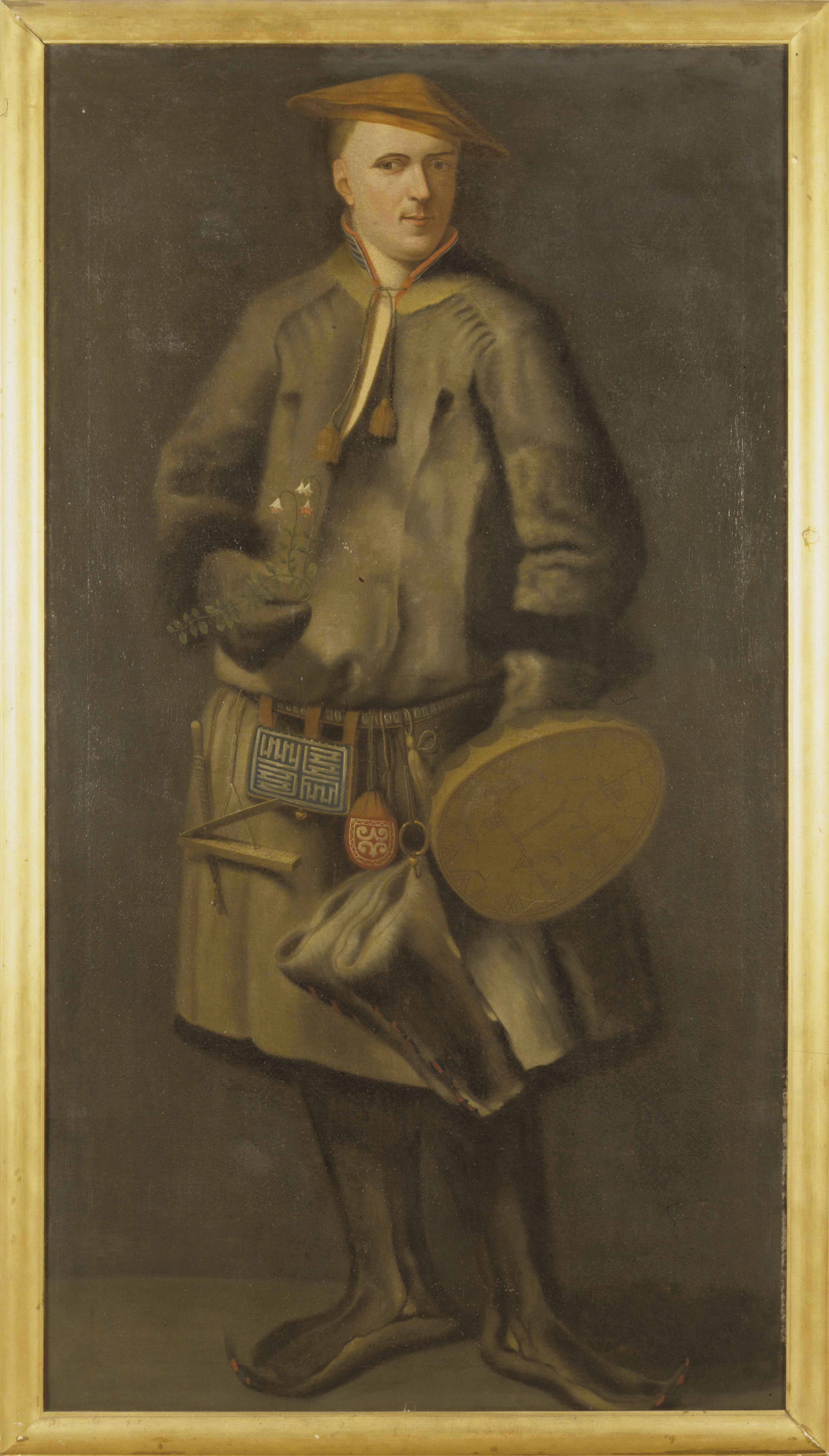 Linnaeus in Lapp
        costume