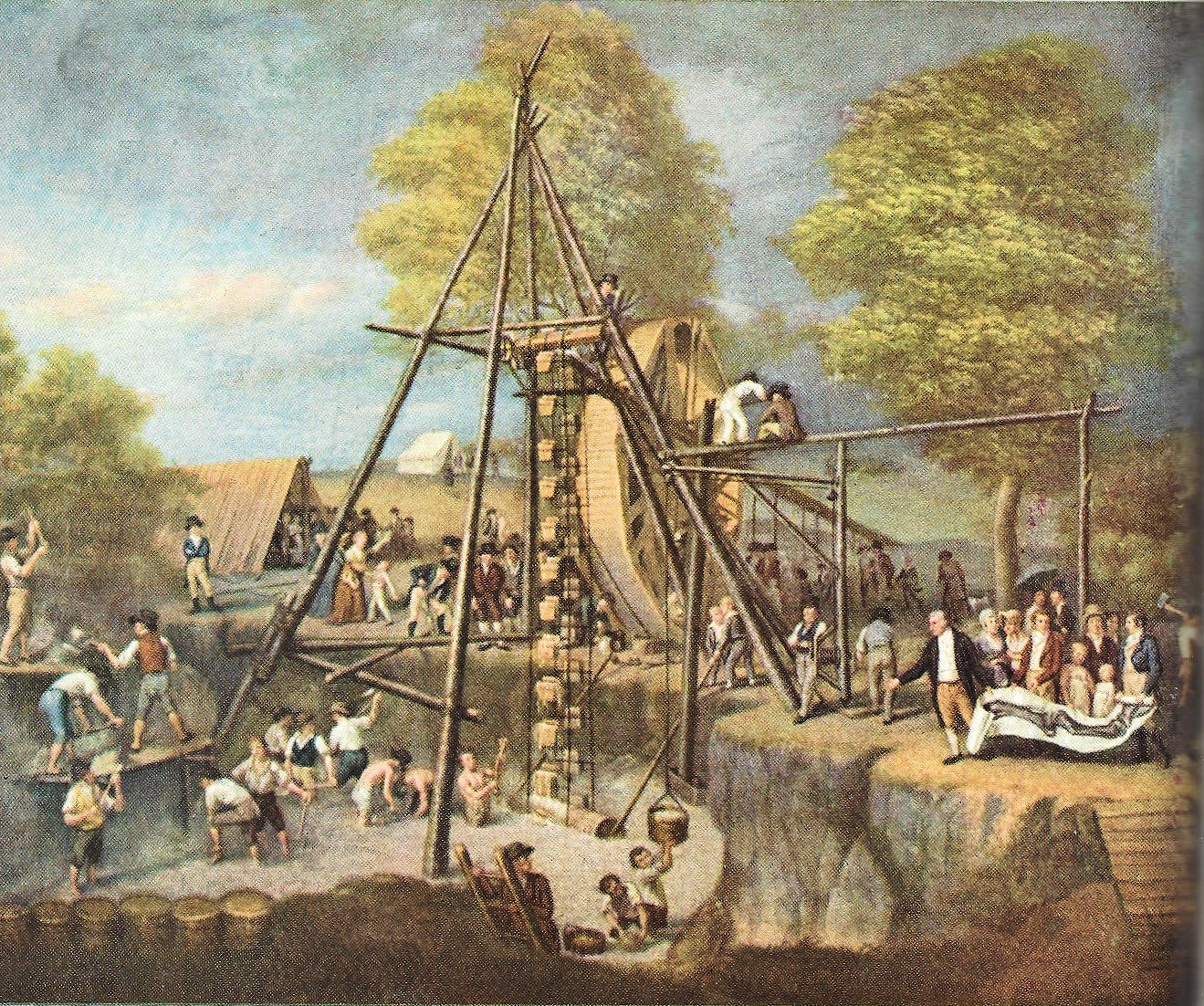 Mastodon excavation, 1799